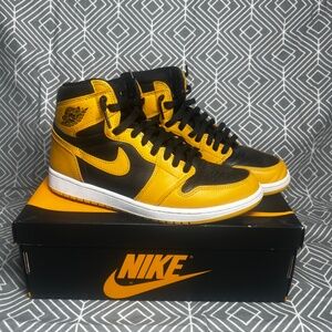 Air Jordan 1 Retro High OG - Pollon (mustard yellow) US MENS SIZE 10 w/box